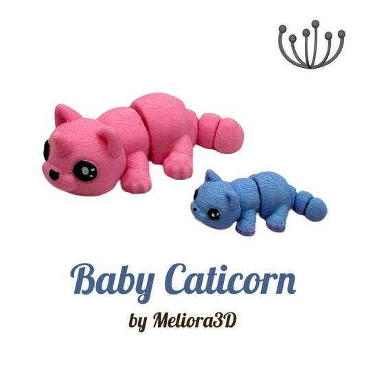 Baby Caticorn - Meliora3D - We Print Miniatures