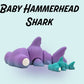 Baby Hammerhead Shark - Meliora3D - We Print Miniatures