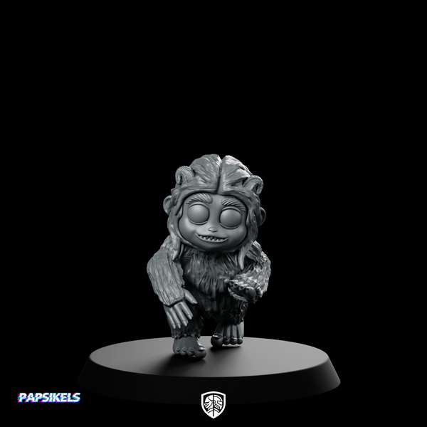 Baby Yeti Rolling Ewok Tribal Scout
