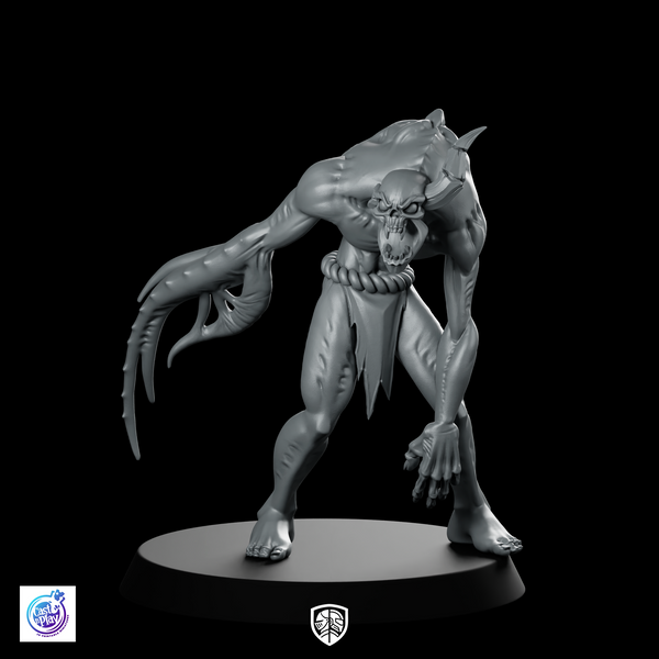 Back Head Demon Miniature Shapeshifting Horror Monster