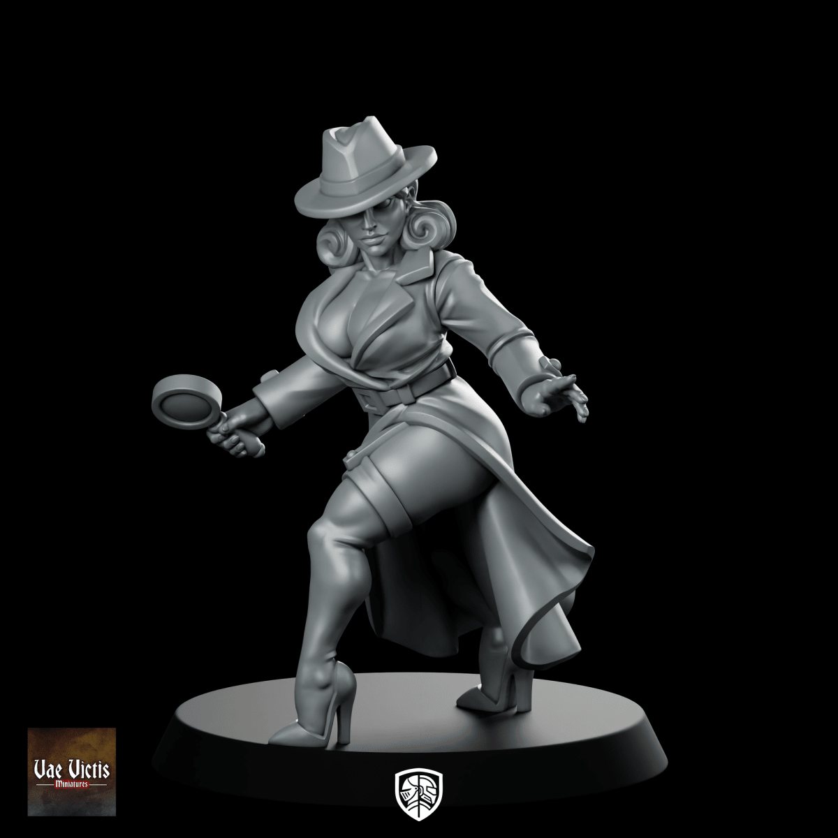 Bae Victis Detective 32 Mm Miniature Noir - Vae Victis - We Print Miniatures