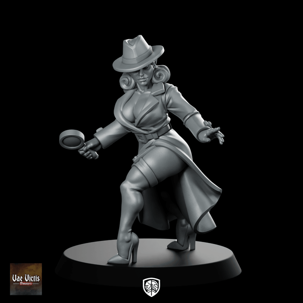 Bae Victis Detective 32 Mm Miniature Noir