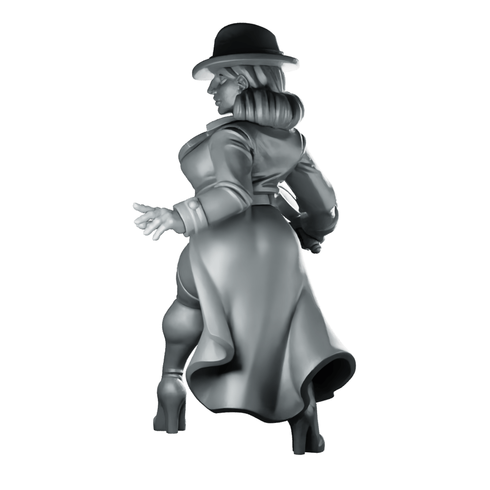 Bae Victis Detective 32 Mm Miniature Noir - Vae Victis - We Print Miniatures