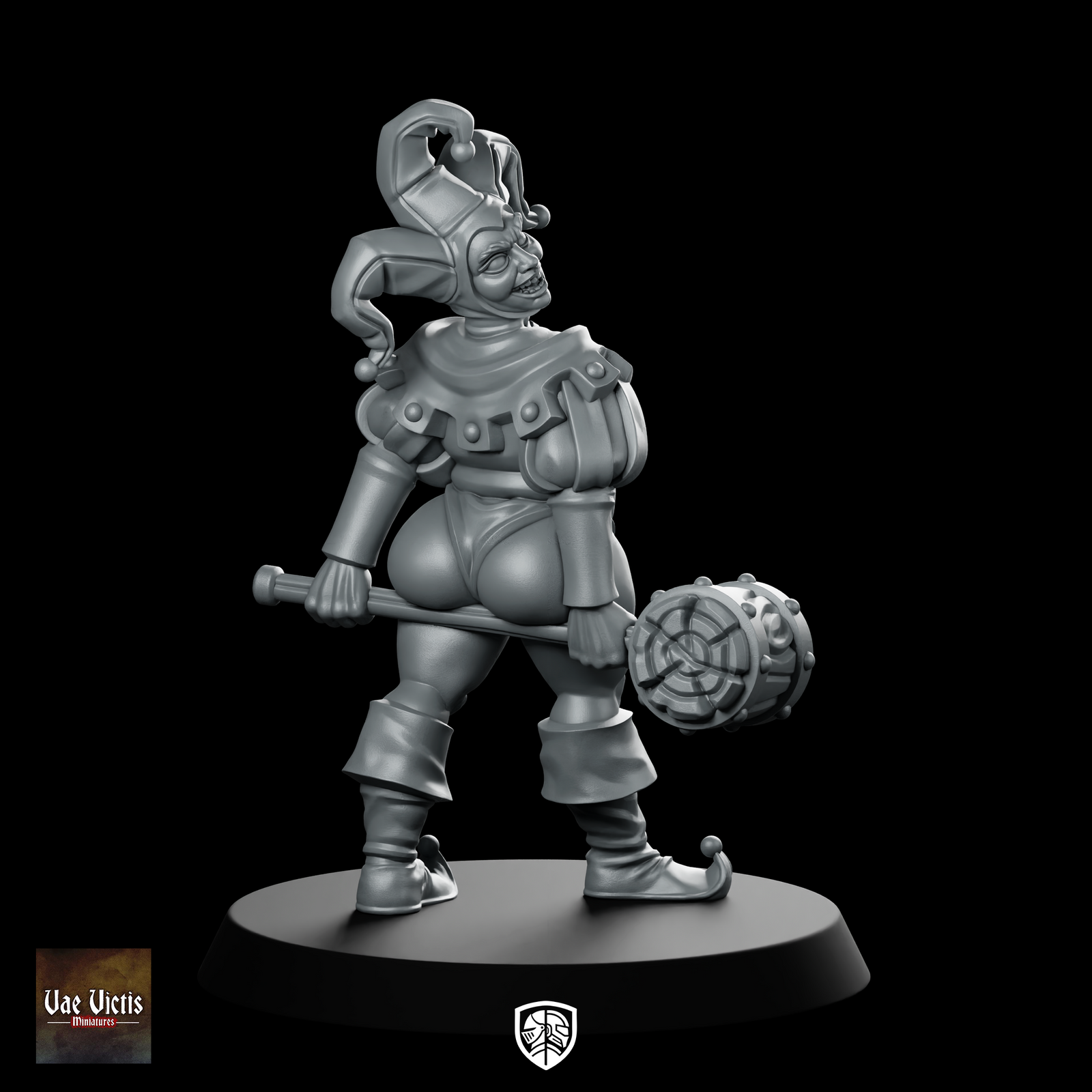 Bae Victis Jester Fantasy Miniature Female Trickster