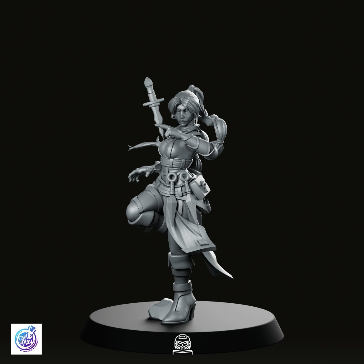 Balancing Dagger Miniature - CastNPlay - We Print Miniatures