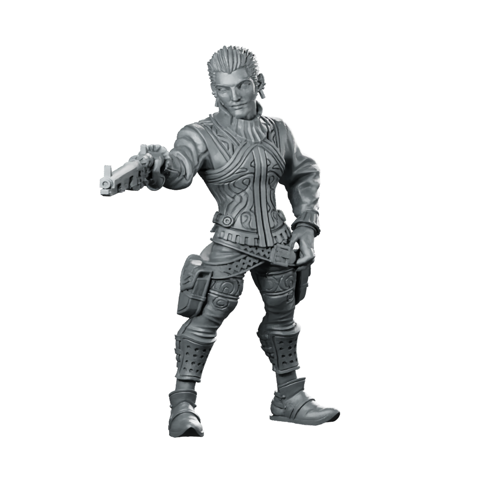 Balthier Miniature Pistol Duelist Miniature 360 Spin 01