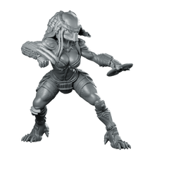 Bambini Vixen Plato Skull Hunter Miniature Cyberpunk Sci - Fi - Papsikels Miniatures - We Print Miniatures