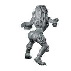Bambini Vixen Plato Skull Hunter Miniature Cyberpunk Sci - Fi - Papsikels Miniatures - We Print Miniatures