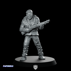 Bank Robbers Gang Member George Hestregan Survivor - Papsikels Miniatures - We Print Miniatures