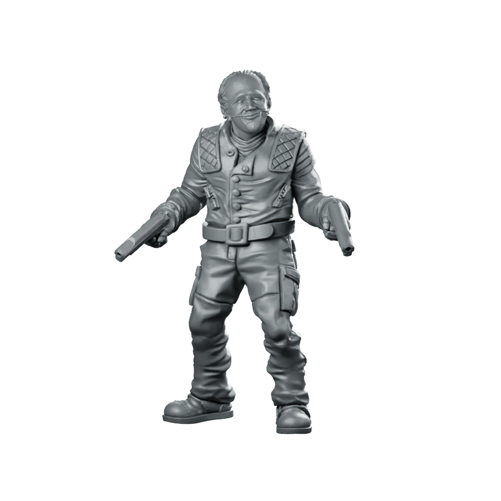 Bank Robbers Gang Member Harold Clavio Smuggler - Papsikels Miniatures - We Print Miniatures