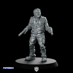 Bank Robbers Gang Member Harold Clavio Smuggler - Papsikels Miniatures - We Print Miniatures