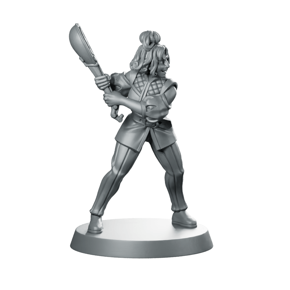 Bard Lute Miniature Angry Combat D&D Character - Vae Victis - We Print Miniatures