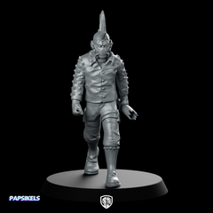 Baron Kaysler CyberPunk Ganger Miniature Punk Mohawk