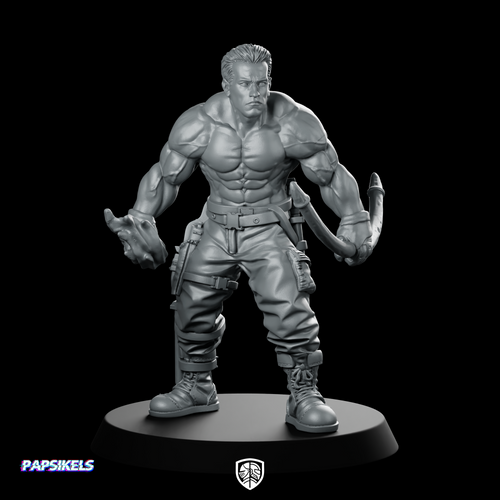 Barry Mcguffin Jungle Ranger Miniature Sci-Fi Hero