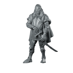 4 Bartholomew Miniature Veteran Knight Armoured Commander Hero Miniature 360 Spin 01