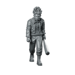 Jake Kwengka CyberPunk Ganger Miniature Bat Punk Miniature 360 Spin 01