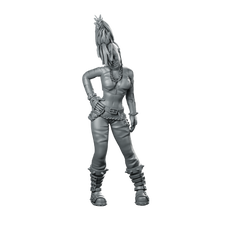 Nadine Ilustre CyberPunk Miniature Sci-Fi Female Hero Miniature 360 Spin 01