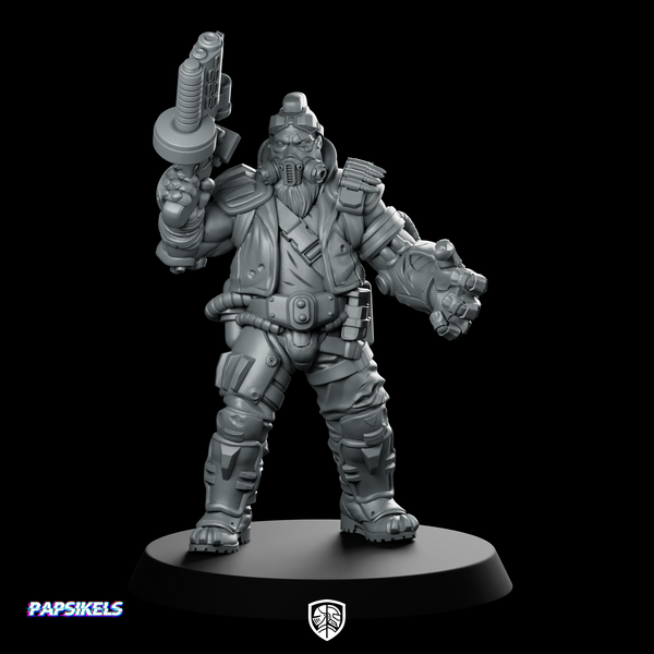 Batang City Jail Mercenary Miniature Sci-Fi Outlaw
