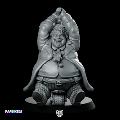 Batchoy Clown The Jokah Maniac Clown Unicycle - Papsikels Miniatures - We Print Miniatures