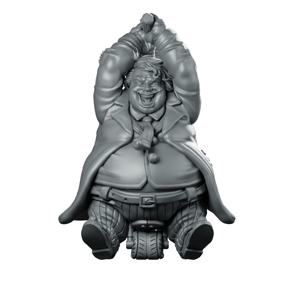 Batchoy Clown The Jokah Maniac Clown Unicycle - Papsikels Miniatures - We Print Miniatures