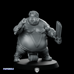 Batchoy Ex Convict Arnold Mcburgers Civilian Mobster - Papsikels Miniatures - We Print Miniatures