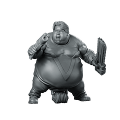 Batchoy Ex Convict Arnold Mcburgers Civilian Mobster - Papsikels Miniatures - We Print Miniatures