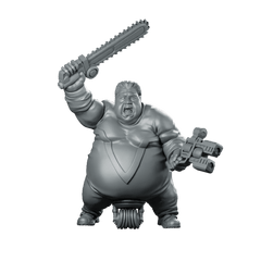 Batchoy Ex Convict Master Nachos Chainsaw Gunner - Papsikels Miniatures - We Print Miniatures