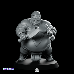 Batchoy Ex Convict Uncle Butcher Heavy Butcher - Papsikels Miniatures - We Print Miniatures