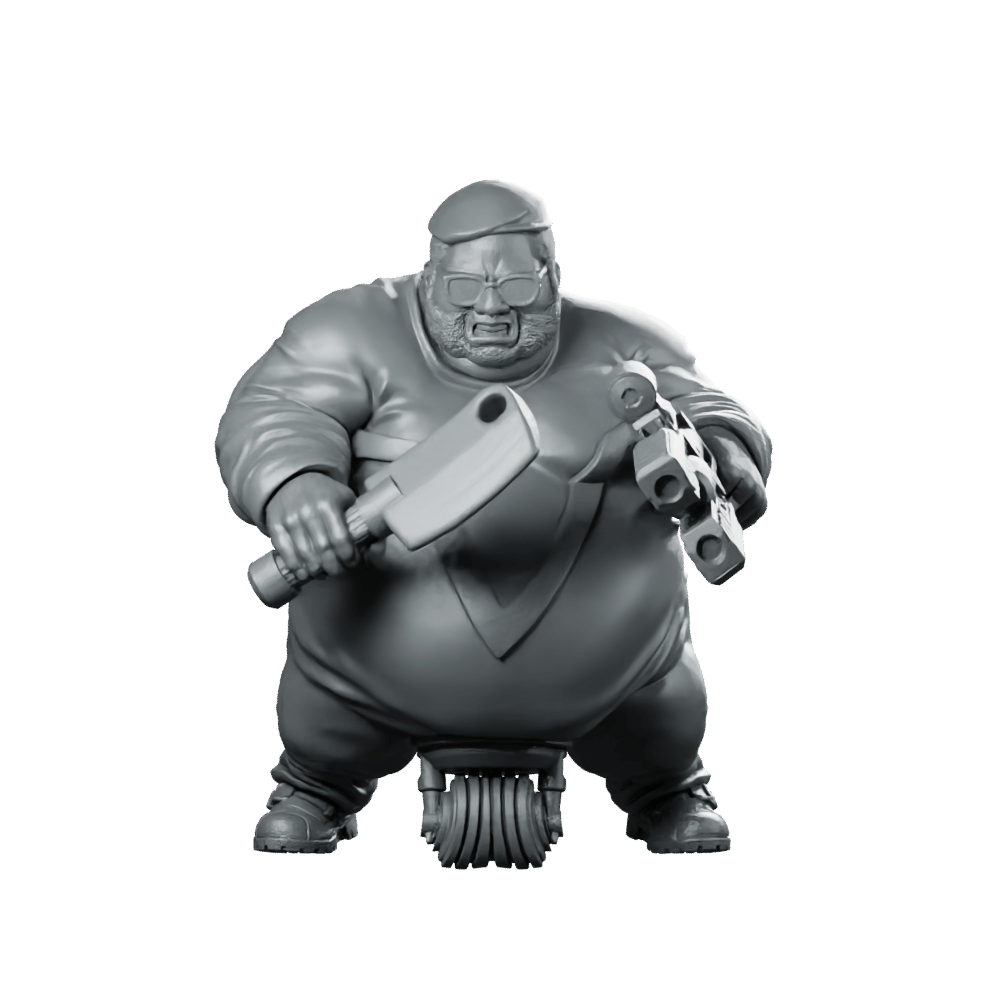 Batchoy Ex Convict Uncle Butcher Heavy Butcher - Papsikels Miniatures - We Print Miniatures