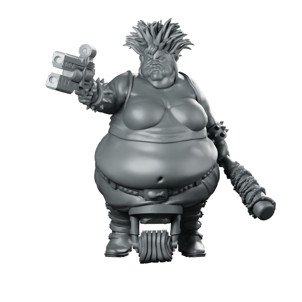 Batchoy Gang Member Nika Paralejo Fixed Punk Miniature 360 Spin 01