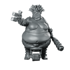 Batchoy Gang Member Nika Paralejo Fixed Punk Miniature 360 Spin 01