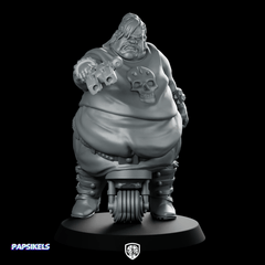 Batchoy Gang Member Sam Milky Biker Brute - Papsikels Miniatures - We Print Miniatures