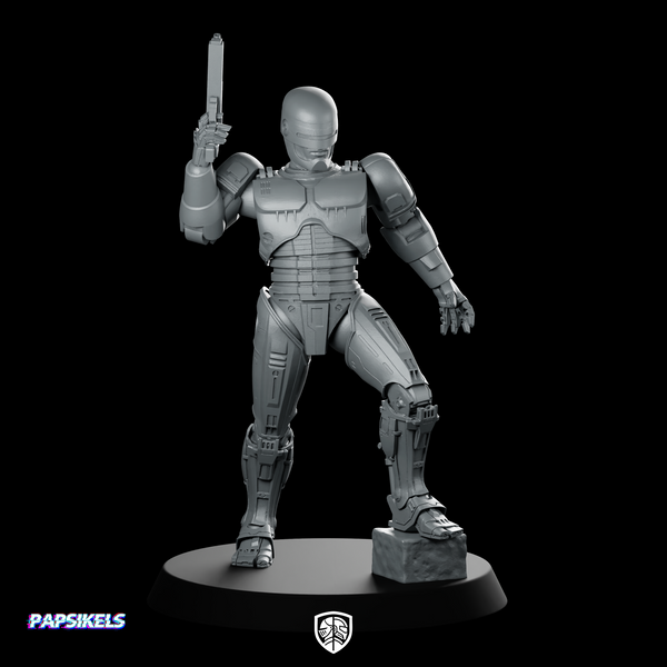 Battle Cop Cyborg Series 2 B Miniature Resin