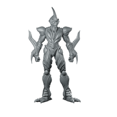 Battle Creature Collaboration Form 1 Miniature Sci-Fi Alien Miniature 360 Spin 01