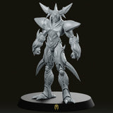 Battle Creature Zoanoid Hunter Absorber Miniature - Papsikels Miniatures - We Print Miniatures