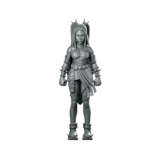 Battle Idol Demon Hunter Mira 3 Miniature Sci - fi - Papsikels Miniatures - We Print Miniatures