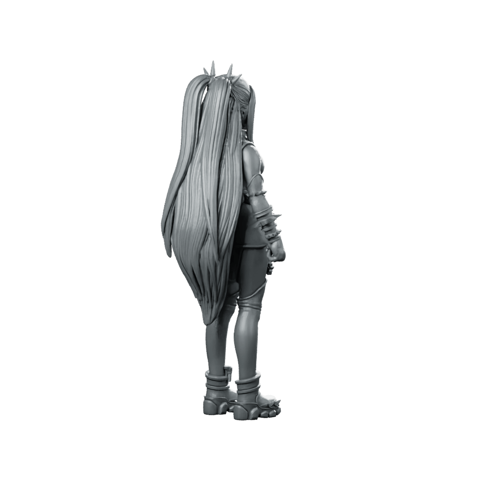 Battle Idol Demon Hunter Mira 3 Miniature Sci - fi - Papsikels Miniatures - We Print Miniatures