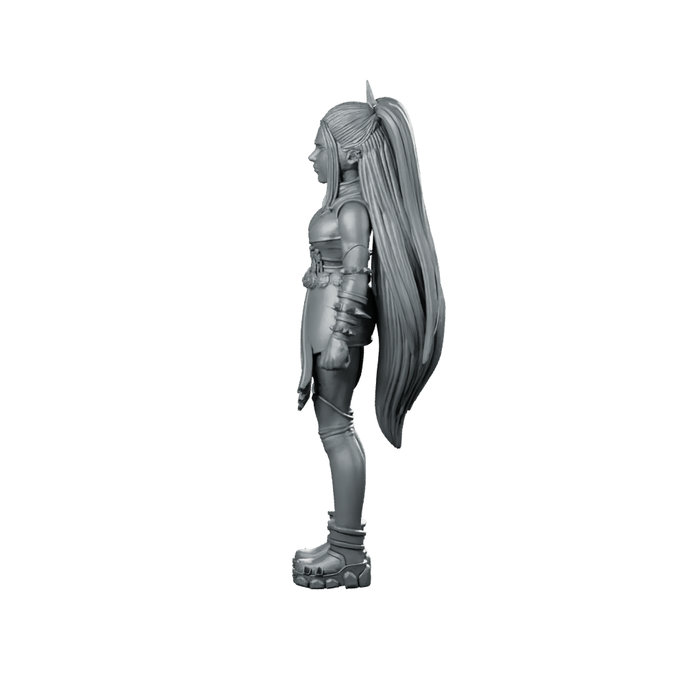 Battle Idol Demon Hunter Mira 3 Miniature Sci - fi - Papsikels Miniatures - We Print Miniatures