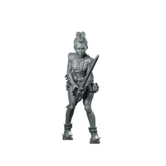 Battle Idol Demon Hunter Rumi 2 Miniature Sci - fi - Papsikels Miniatures - We Print Miniatures