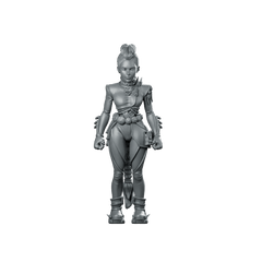 Battle Idol Demon Hunter Rumi 3 Miniature Sci - fi - Papsikels Miniatures - We Print Miniatures