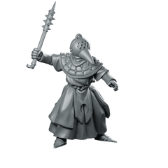 Beak Knight Miniature Spiked Mace Armored - Vae Victis - We Print Miniatures