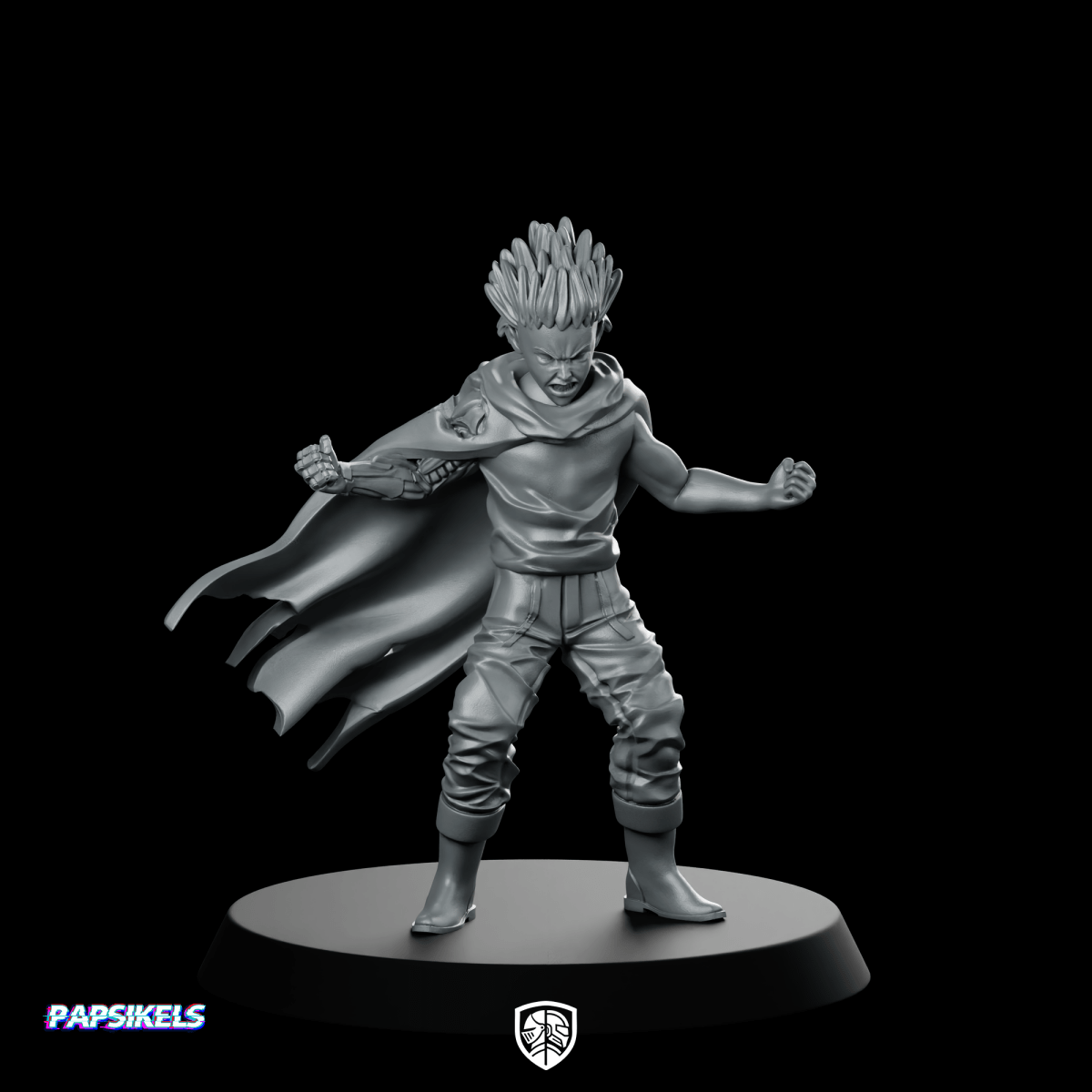 Beast Mode Tetsuo Miniature Cyberpunk Mutant Berserker - Papsikels Miniatures - We Print Miniatures