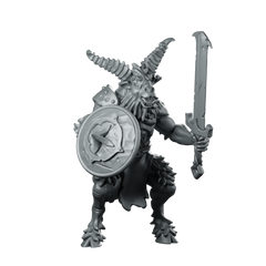 Vvm June 26 Beastwarrior Monopose 07 Miniatures Miniature 360 Spin 01