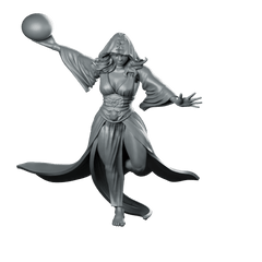 Belith Miniature Oracle Seer Sorceress Spellcaster Resin - Haito - We Print Miniatures