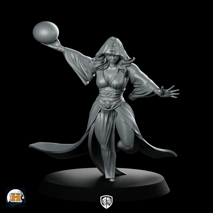 Belith Miniature Oracle Seer Sorceress Spellcaster Resin