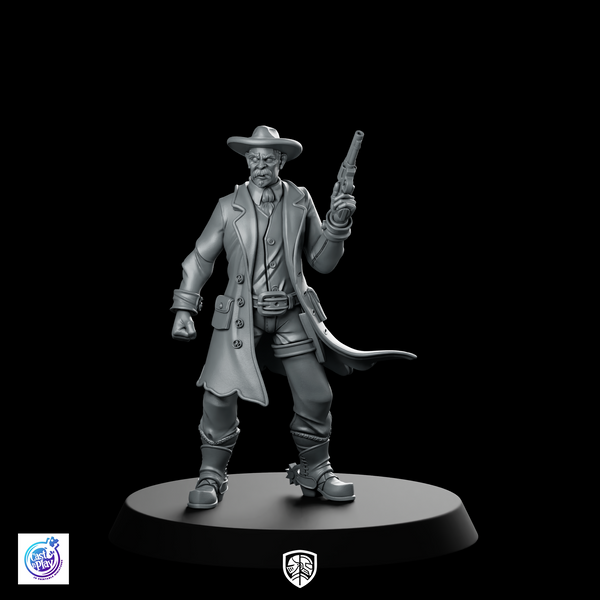 Benjamin Trane Cowboy Miniature Gunslinger Wild West