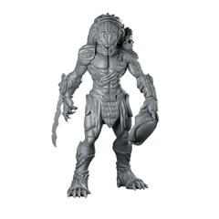 Berserker Skull Hunter 1 Miniature Alien Predator Miniature 360 Spin 01