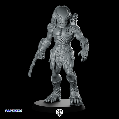 Berserker Skull Hunter 2 Miniature Alien Sci-Fi Warrior