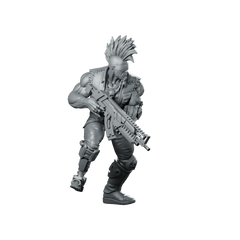 Bert Munrosh Cyber Gunsmith 2 Miniature Cyberpunk - Papsikels Miniatures - We Print Miniatures