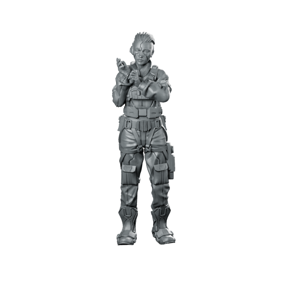 Betty Miniature Cyber Operative Miniature 360 Spin 01